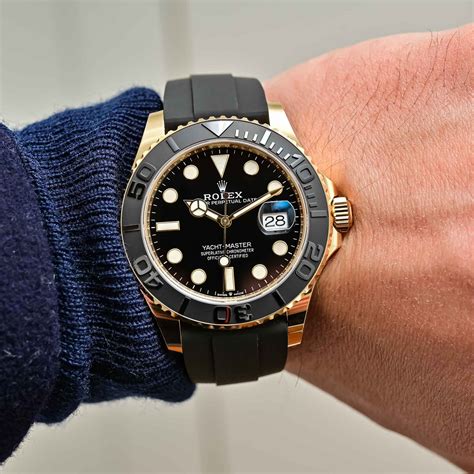 mens gold rolex yachtmaster|rolex yacht master 2023 price.